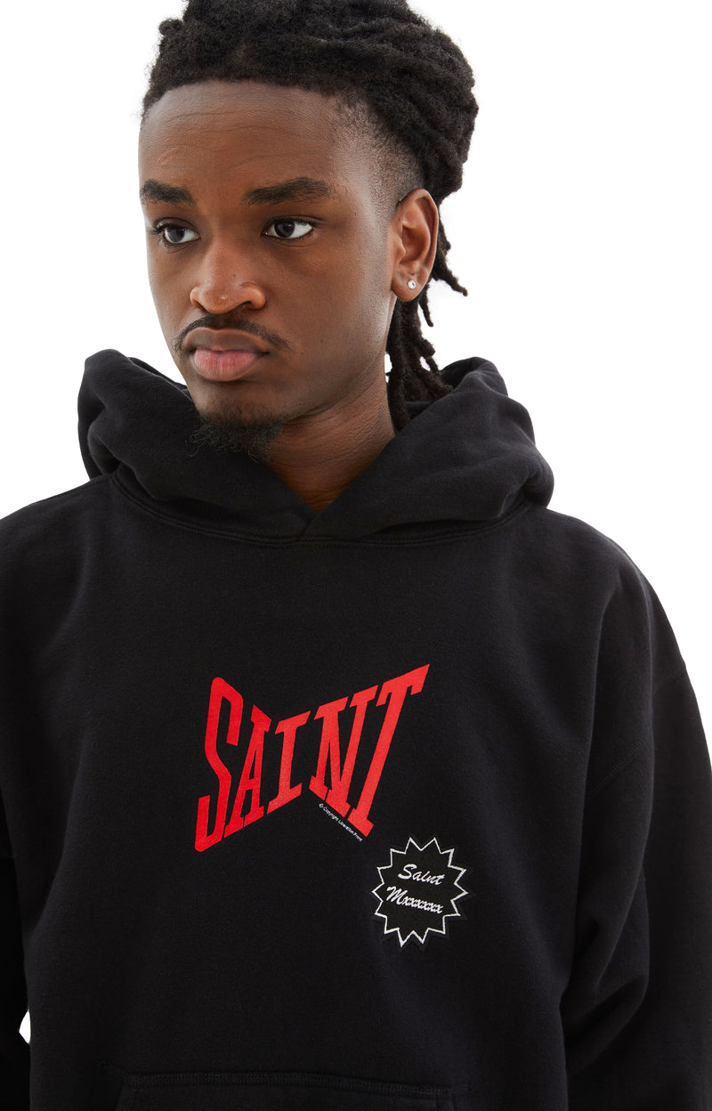 Saint Logo Hoodie (Black)