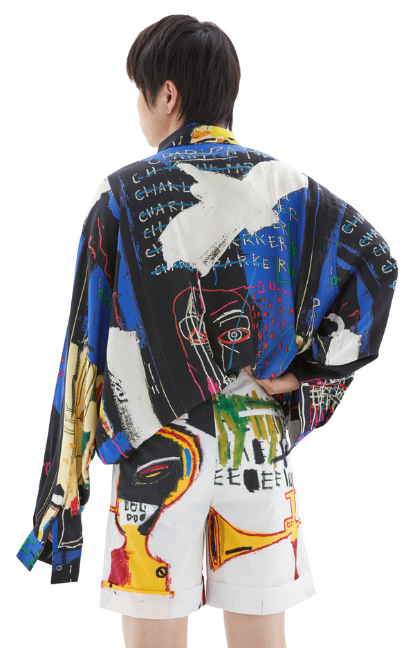 Unisex Basquiat Shorts (Multicolour)