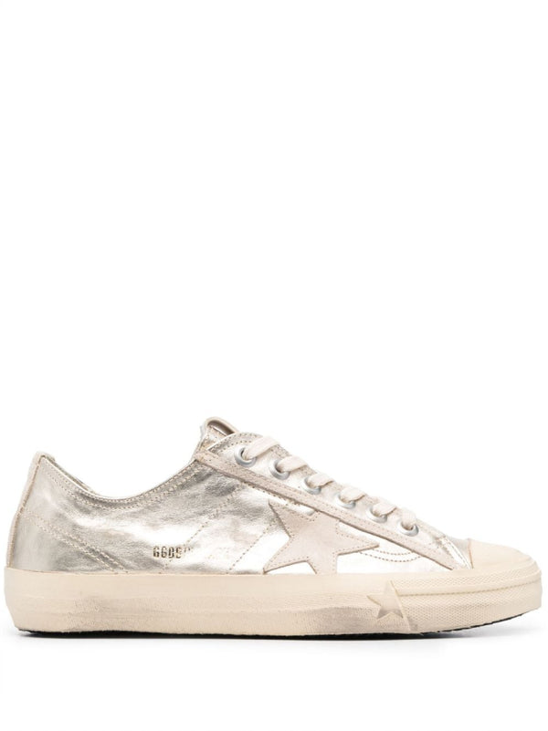 Women's V-Star 2 Laminated Upper Sneakers (Beige)