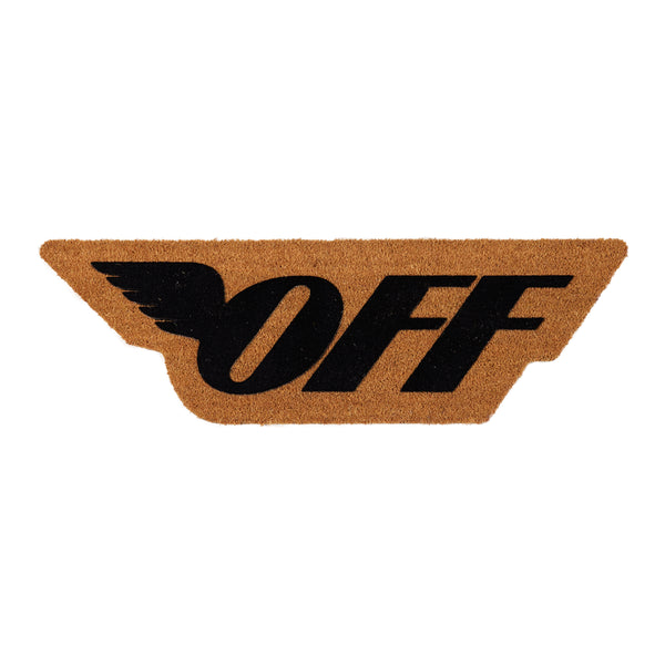 Off Wing Doormat Shaped (Brown/Black)