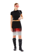 Mesh Skirt (Face Print)