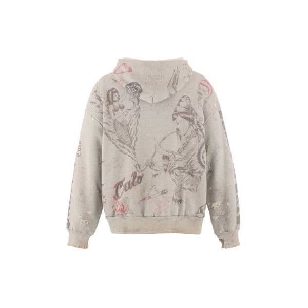 x Alexis Ross Drawing Hoodie (Gray)