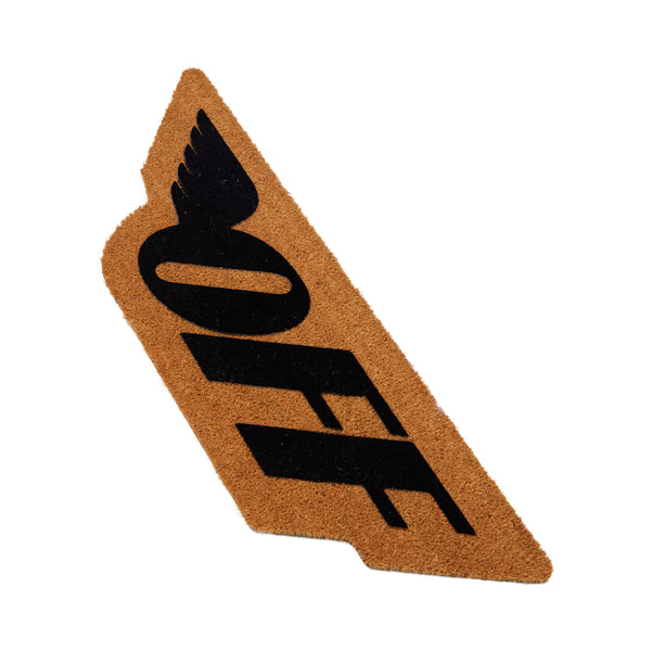 Off Wing Doormat Shaped (Brown/Black)