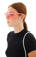 Twisted Sunglasses (Clear Rose)