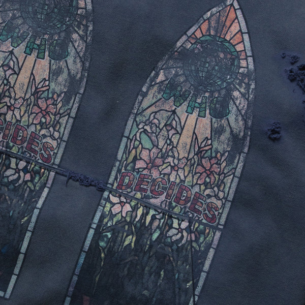 Faded Hooded Pullover (Indigo)