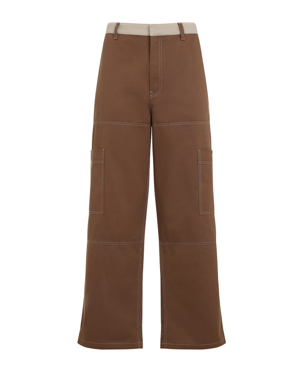 Stitch Cotgab Straight Cargo Pants (Bison)