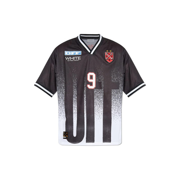 Big Off Gradient Soccer Short Sleeve T-shirt (Black/White)