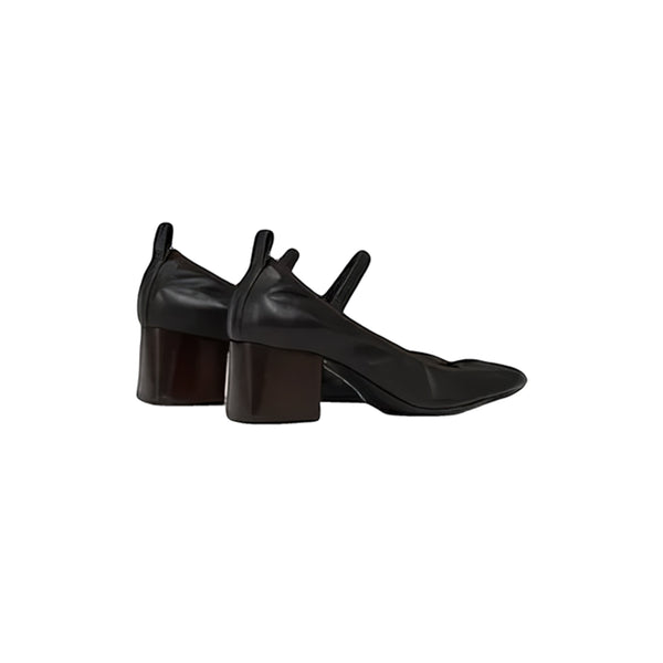 Square Ballerina 55 Shoes (Dark Chocolate)