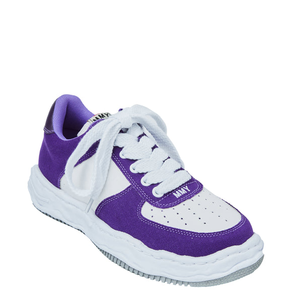 Wayne Low Top Sneakers (Purple/White)