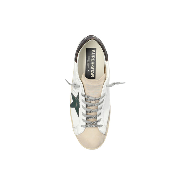 Men's Super Star Sneakers (White/Seedpearl/Green/Brown)