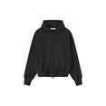 Embroidered Classic Full Zip Hoodie (Vintage Black)