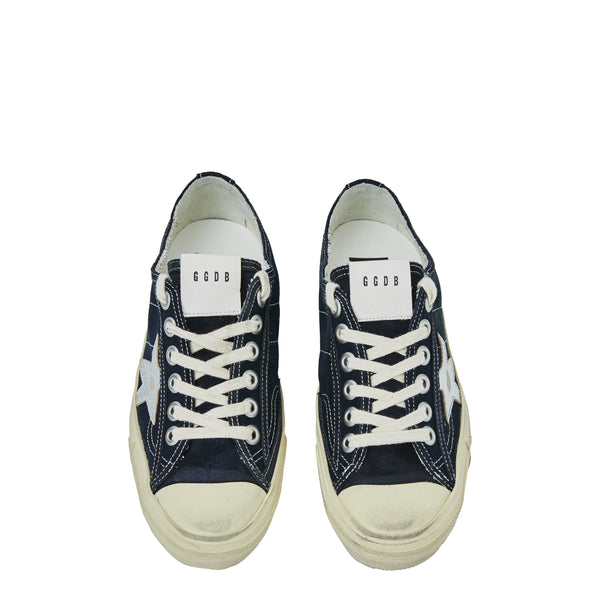 V-Star Canvas Sneakers (Navy/Silver)