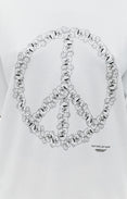 Peace Sign T-shirt in White