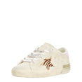 Women's Super Star Horsy Zebra Printed Sneakers (Beige/Zebra/Pink)