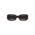 Oval Tortoiseshell Sunglasses (Havana/Grey)