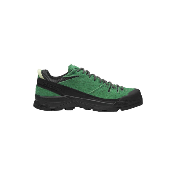 X-ALP Suede Sneakers (Black/Parakeet/Patina Green)