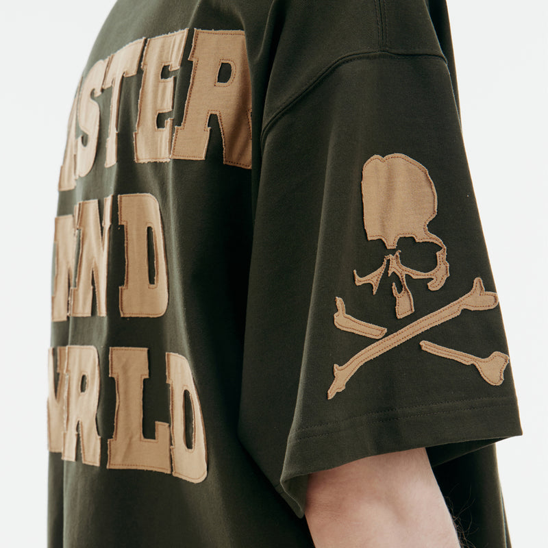 T-shirt With Logo On Sleeves (Green)