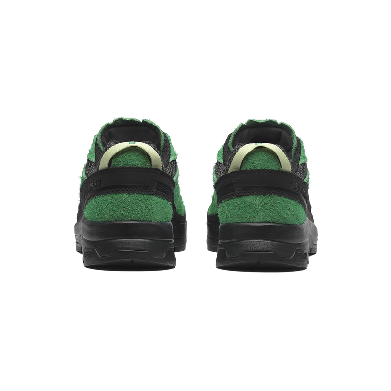 X-ALP Suede Sneakers (Black/Parakeet/Patina Green)