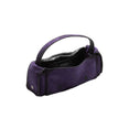 Multipocket Suede Shoulder Bag (Violet Purple)