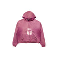 Rock/Paper/Scissors II Assemblage Zip Hoodie (Maroon)