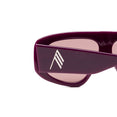 x The Attico Milano Sunglasses (Purple/Silver)
