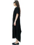 Panel Short Sleeve Dress (Black)
