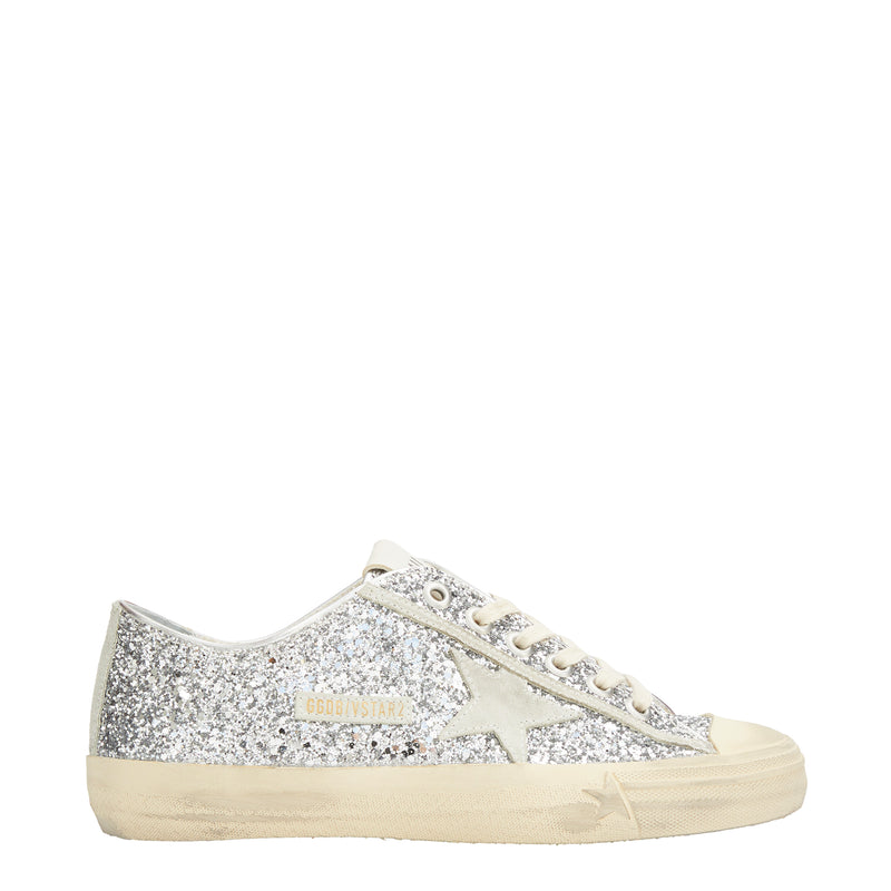 Women's V-Star 2 Glitter Upper Sneakers (Silver/Ice)