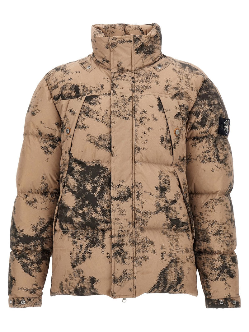 Real Down Camo Jacket (Dove Gray)