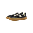 Pearl S-Strike Leather Mix Sneaker (Black/Gum)