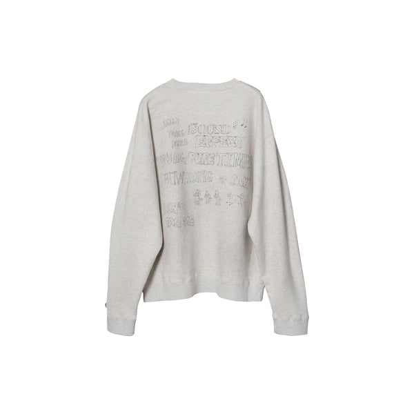 Distressed Pullover (White)