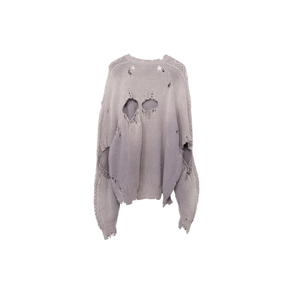 Sun Faded Knit Pullover (Purple)