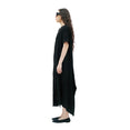 Panel Short Sleeve Dress (Black)