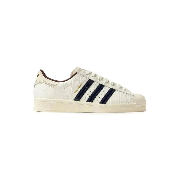 x Wales Bonner Superstar Sneakers (Wonder White/Collegiate Navy/Night Red)