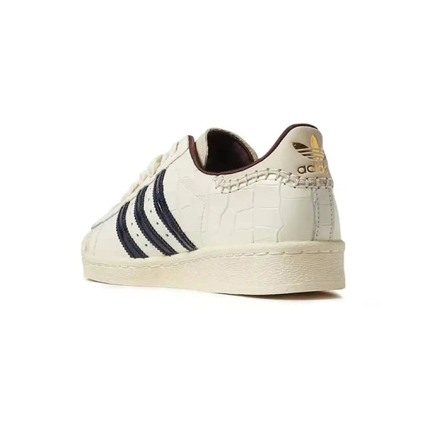 x Wales Bonner Superstar Sneakers (Wonder White/Collegiate Navy/Night Red)