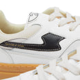 Pearl S-Strike Leather Mix Sneaker (White/Gum)