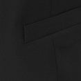 Zipper Tailored Vest (Black)