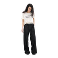 Perfect Flare Trousers (Black Pinstripe)
