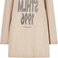Graphic Dress (Light Beige)