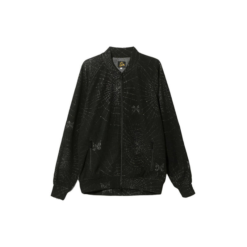 Rib Collar Track Jacket (Black)