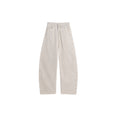 High Waisted Curved Pants (Moonstone)