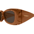 Oversized Pillowed Sunglasses (Brown)