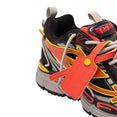 Men's Be Right Back Mesh Sneakers (Black/Coral Red)
