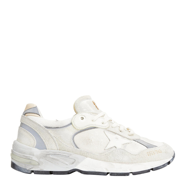 Running Dad Sneakers (White/Silver)