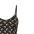Moon Printed Jersey Straps Top (Inverse Tan)