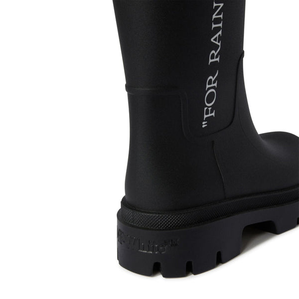 Reboot Rainy Days Boots  (Black/White)