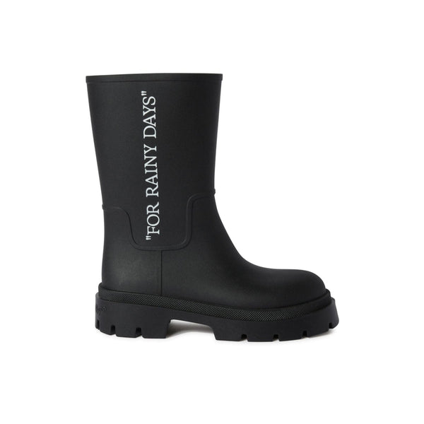 Reboot Rainy Days Boots  (Black/White)