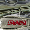 x Willy Chavarria Megaride Bones Sneakers (Halo Green/Silver Metallic/Better Scarlet)