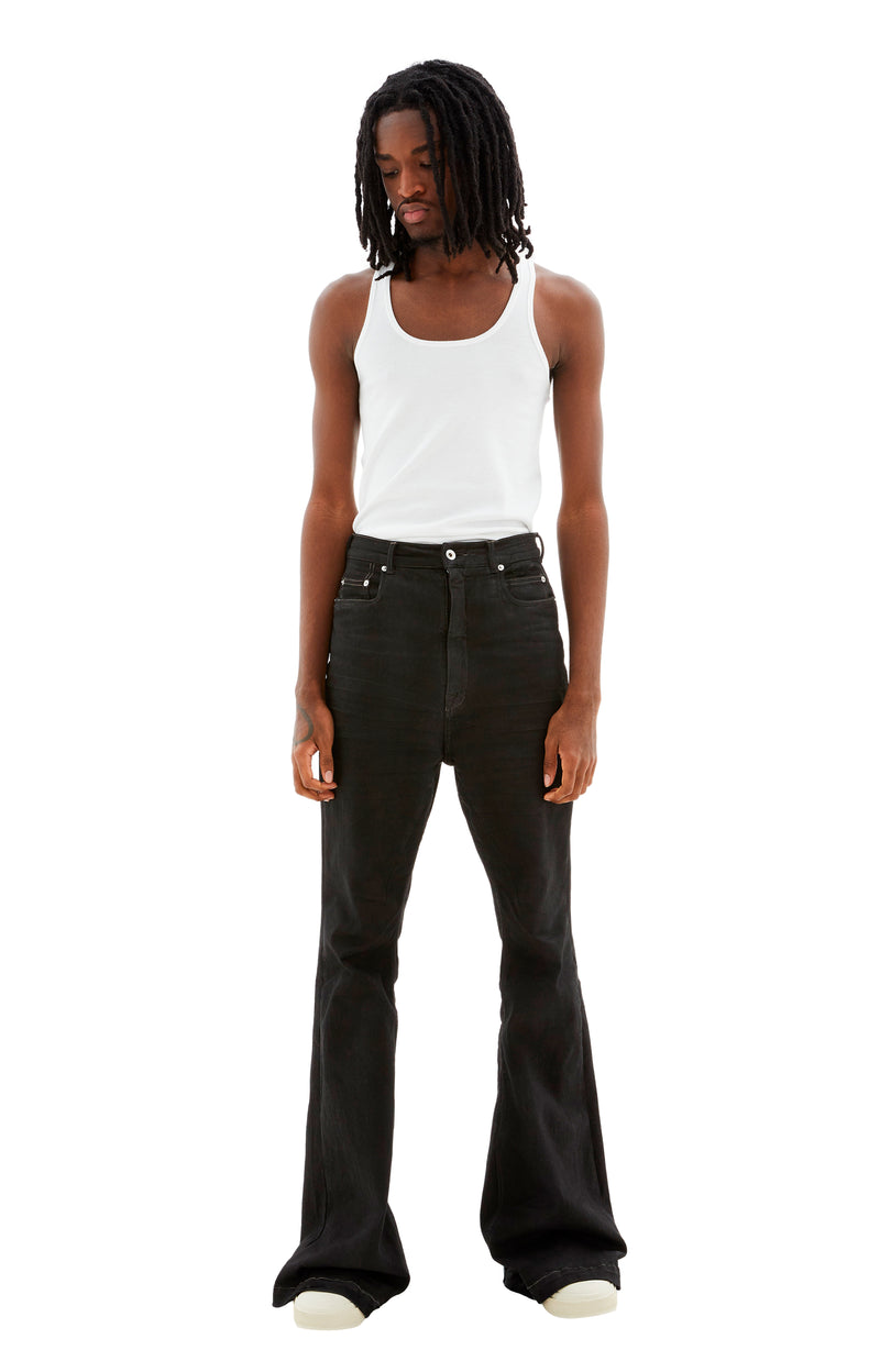 Bolan Bootcut Denim Pants (Black)