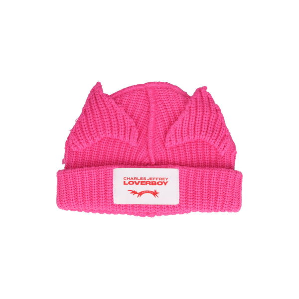 Chunky Ears Beanie (Pink)