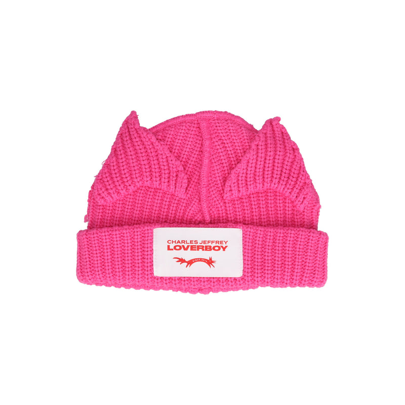 Chunky Ears Beanie (Pink)